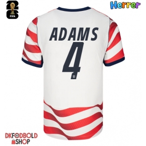 Forente stater Tyler Adams #4 Hjemmebanetrøje VM 2026 Kort ærmer Forente stater Tyler Adams #4 Hjemmebanetrøje VM 2026 Kort ærmer